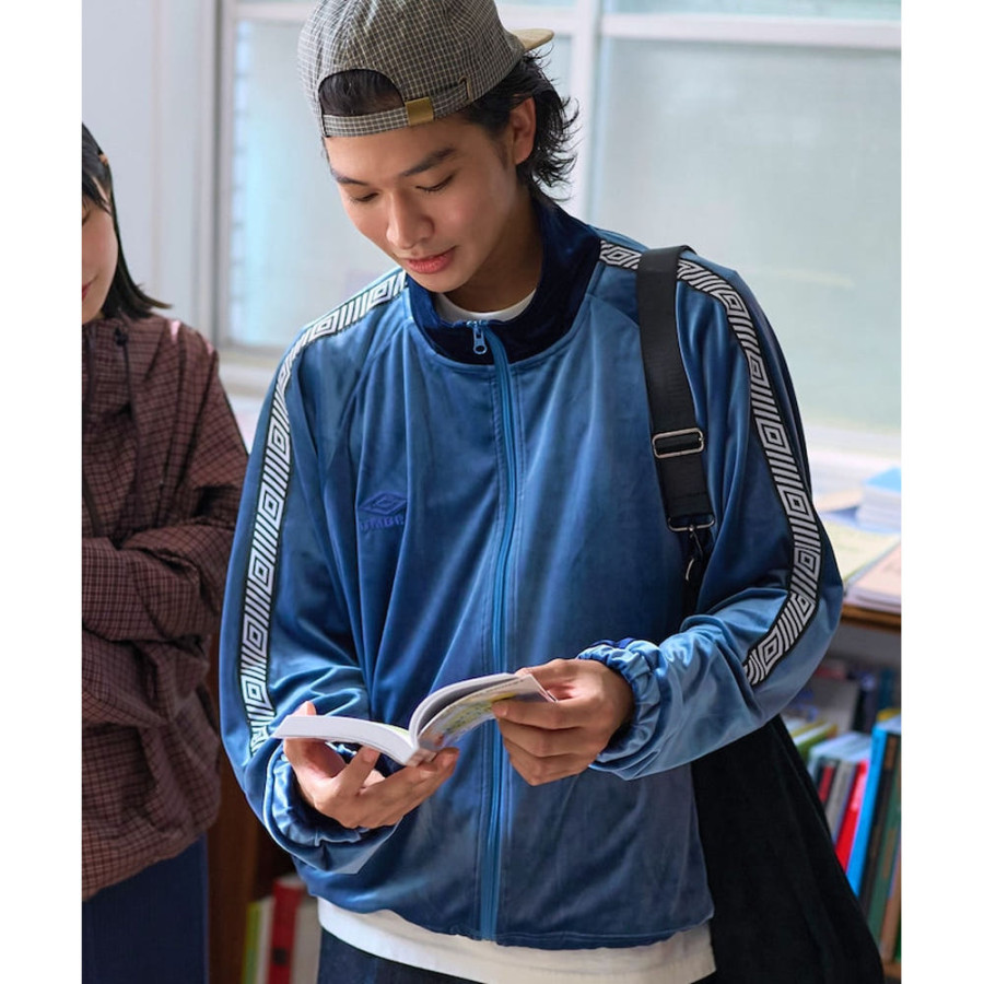 프릭스스토어 별주 엄브로 벨루어 트랙 자켓 벨벳 점퍼 3컬러 1059394400019