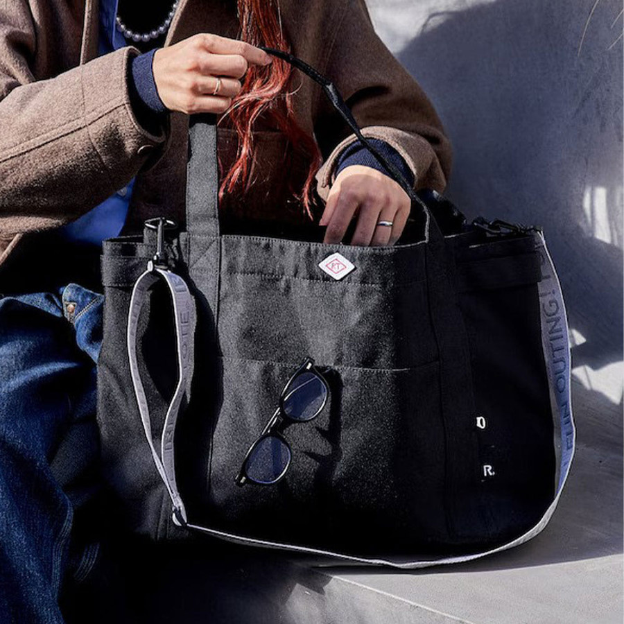 프릭스스토어 루토트 별주 미디엄 포켓 D 발수 토트백 자가드 스트랩 3컬러 1169425200001