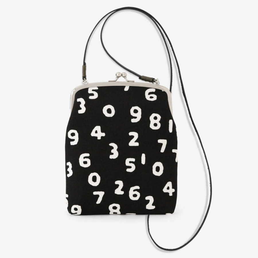 소우소우 SOU SOU 캔버스 가마구치 가방 L 블랙 6299997 6299998