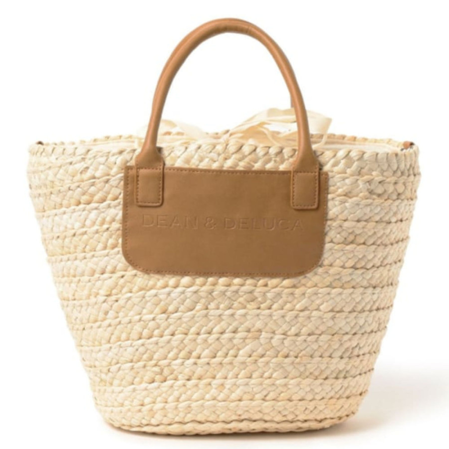 빔즈 DEAN & DELUCA 보냉 파우치 포함 바구니 가방 네추럴 18-61-0026-962