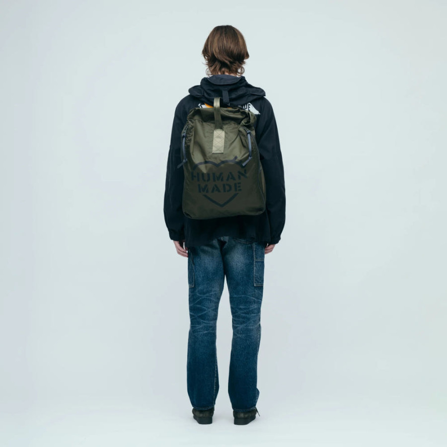 휴먼메이드 밀리터리 백팩 올리브 드랩 HM30GD045