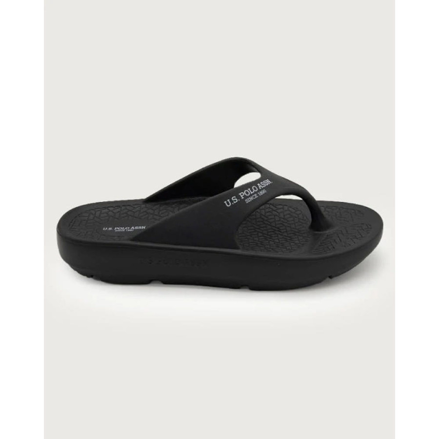 U.S. POLOASSN. 유에스폴로에센 플립 플롭 통샌들 블랙 PLM00854