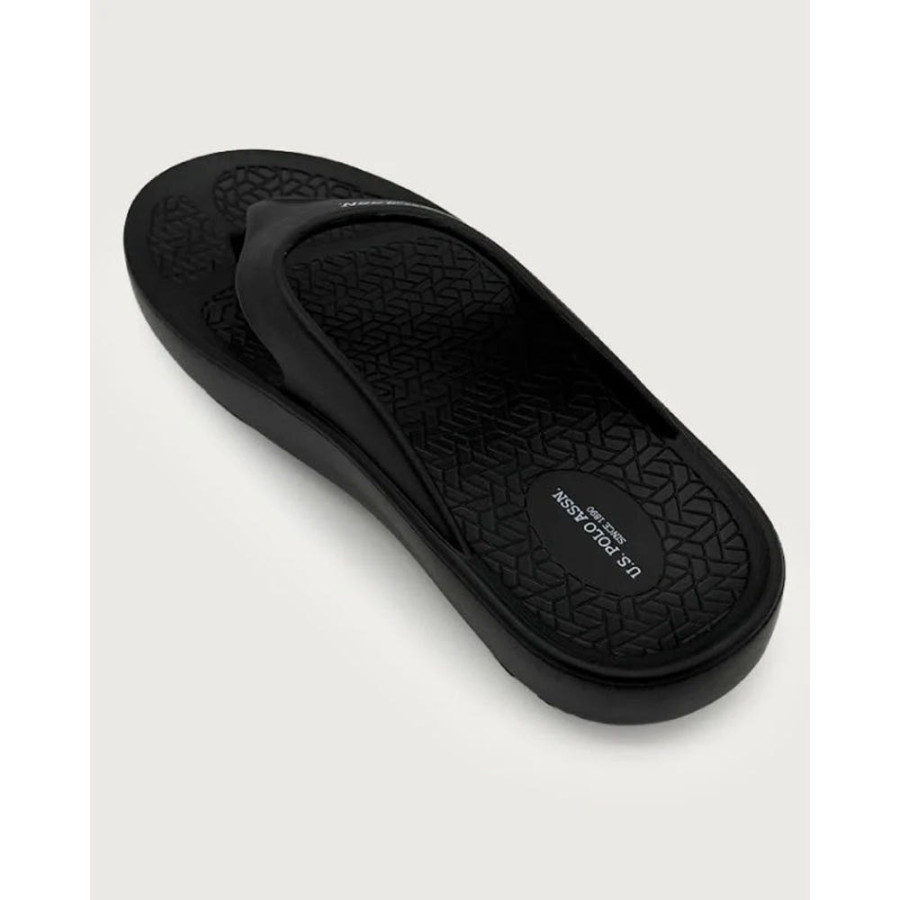 U.S. POLOASSN. 유에스폴로에센 플립 플롭 통샌들 블랙 PLM00854