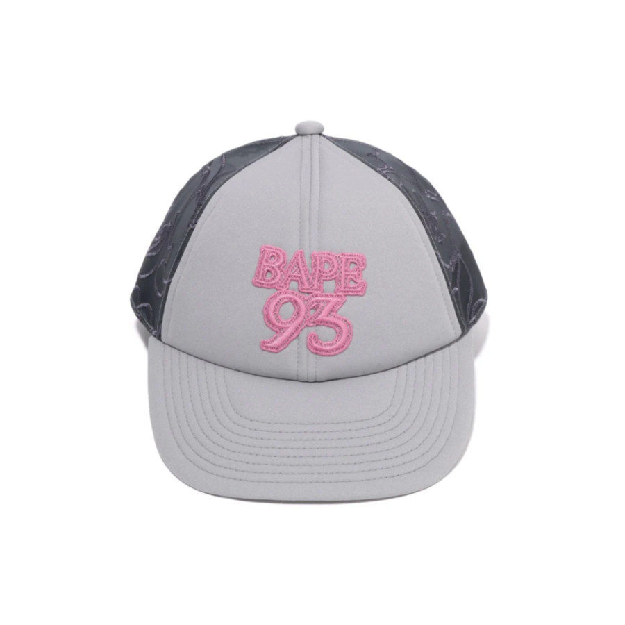 베이프 라인 카모 자카드 메쉬 블로킹 로고 캡 모자 3컬러 1L30180307