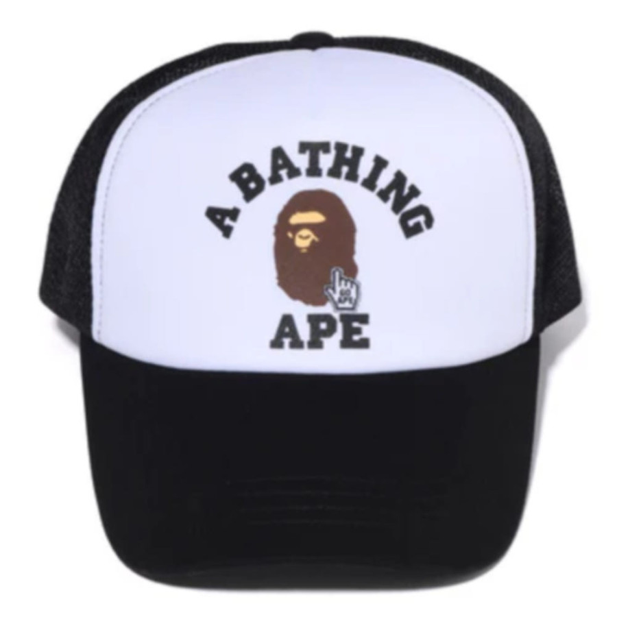 베이프 온라인한정 고 에이프 포인터 칼리지 베이펙 메쉬캡 3컬러 1L25180001