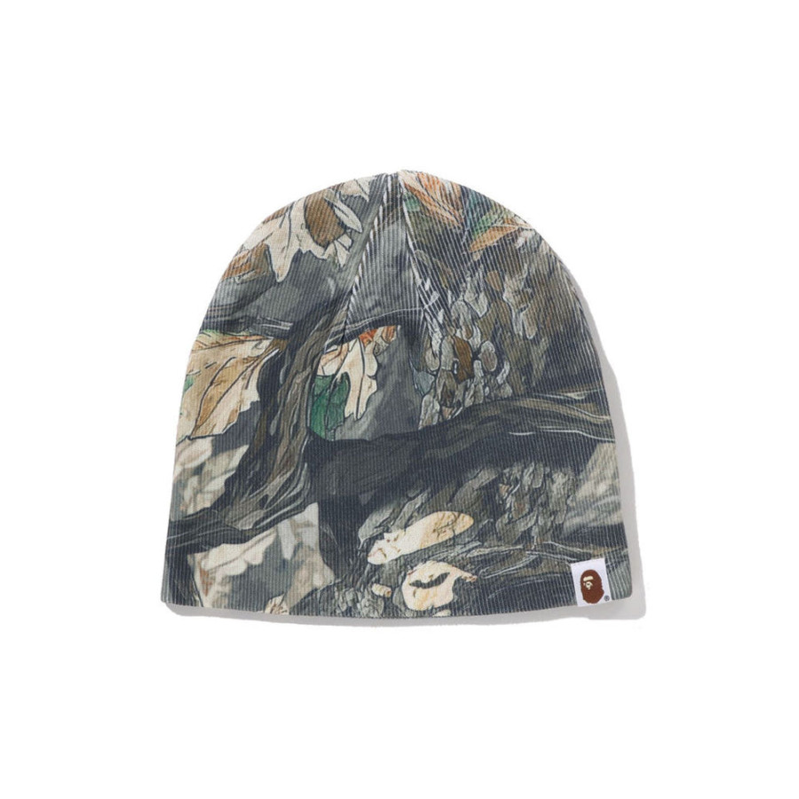 베이프 트리 엣지 카모 니트 캡 비니 2컬러 1L80181003