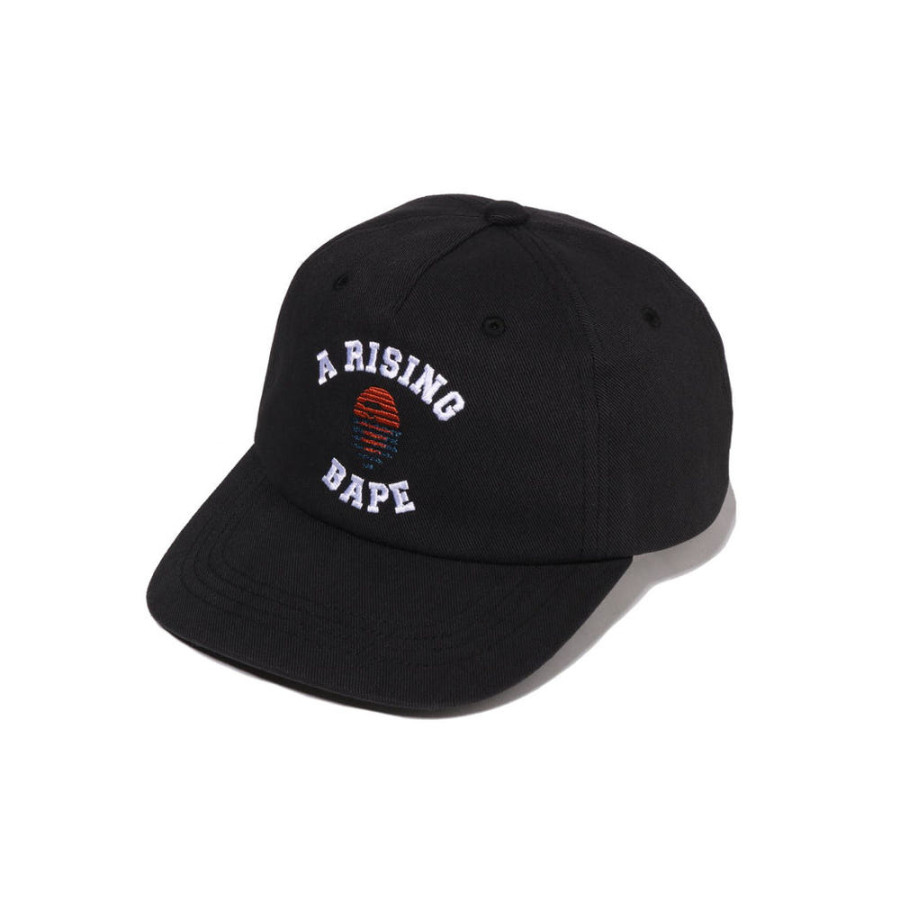 베이프 라이징 베이프 패널 캡 모자 블랙 1L70180006