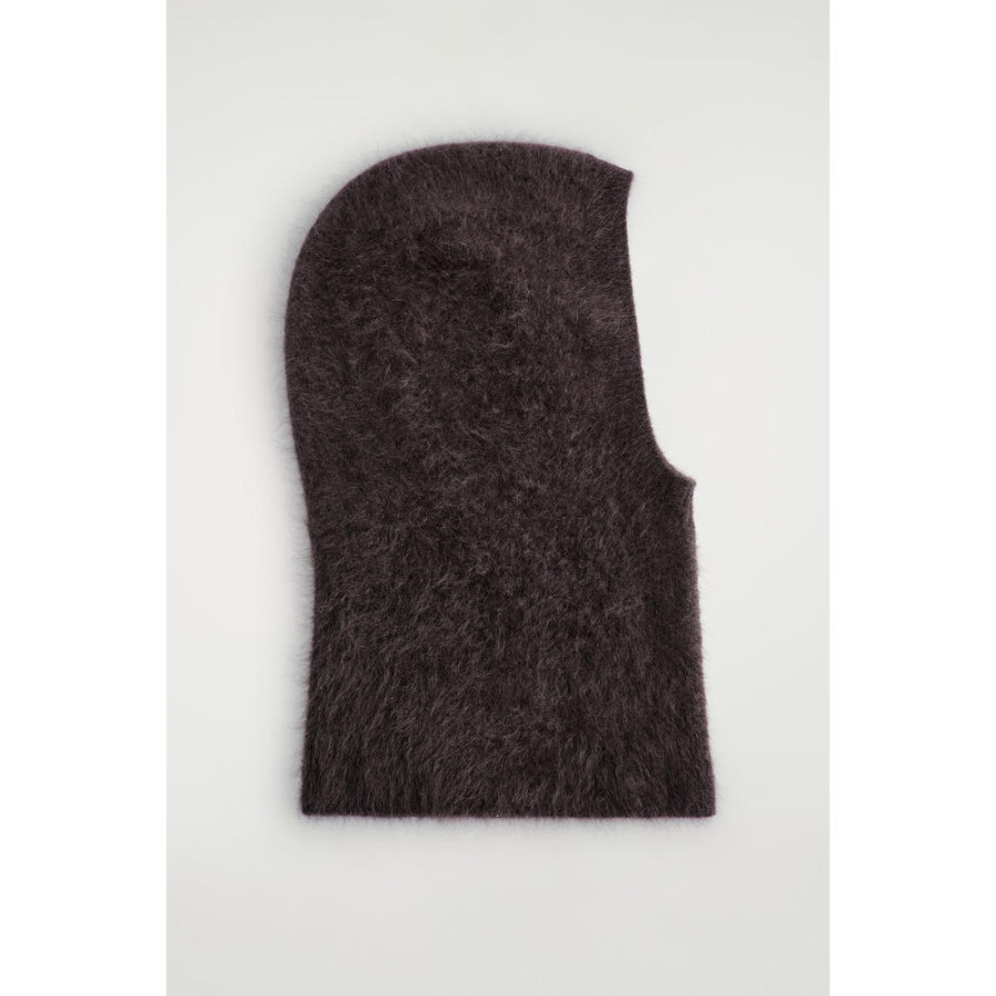 코스 COS 브러쉬드 캐시미어 후드 다크브라운 1291718002