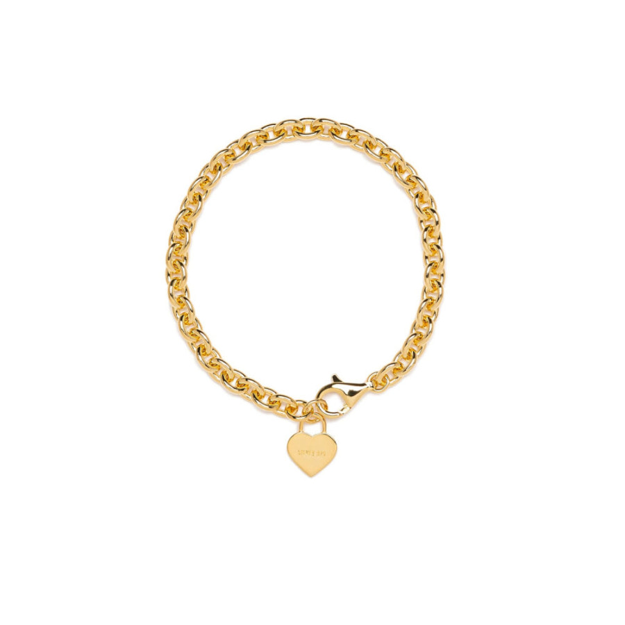 휴먼메이드 하트 실버 팔찌 2컬러 HM30GD086