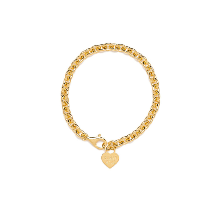 휴먼메이드 하트 실버 팔찌 2컬러 HM30GD086